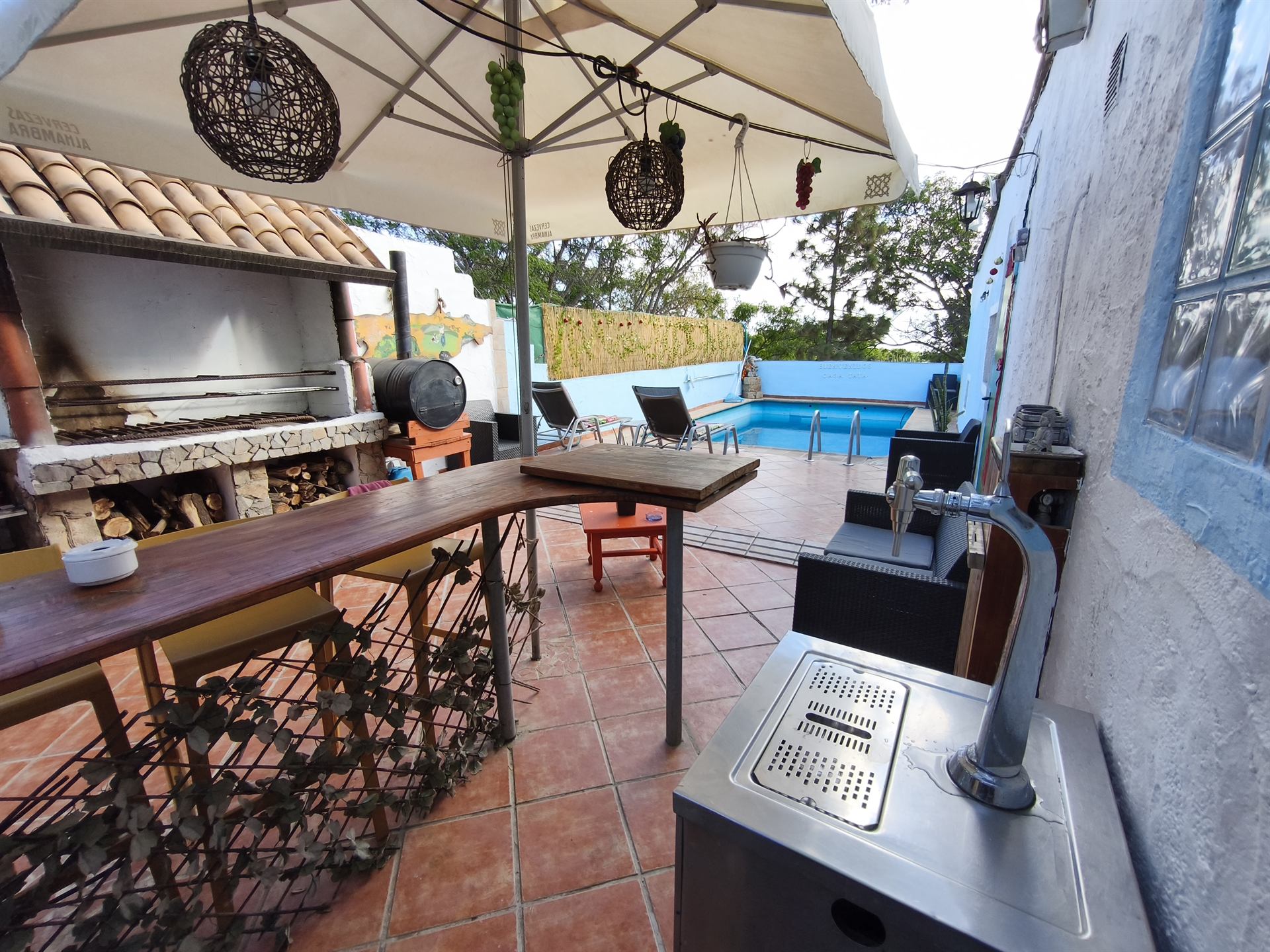 BBQ e area relax esterna