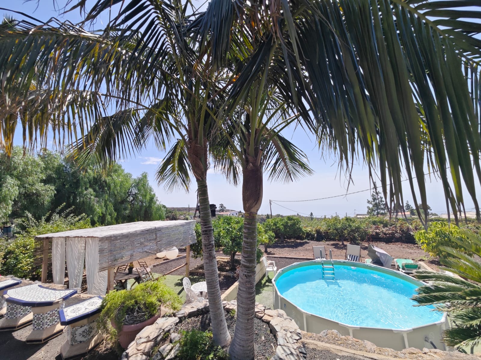 Piscina vista dalla terrazza