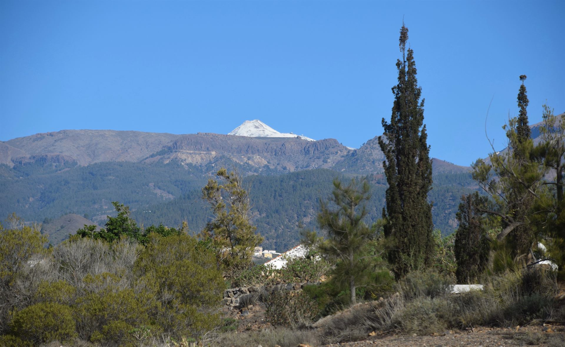 Vista panoramica con Teide